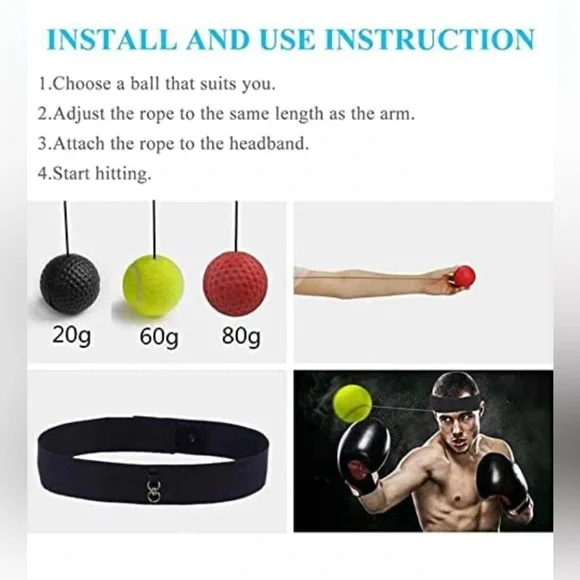Red/Black Custom High Speed Reflex Boxing Ball Set With Headband New

RR2 - Picture 3 of 8